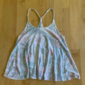 Flower printed tank top
